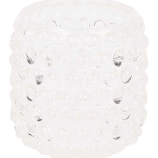 Merk Theelichthouder Met Bolletjes Transparant,Bruin,Groen Sale