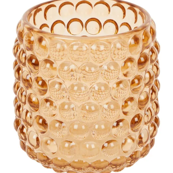 Merk Theelichthouder Met Bolletjes Transparant,Bruin,Groen Sale