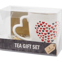 Merk Theemokset Print,Wit Outlet