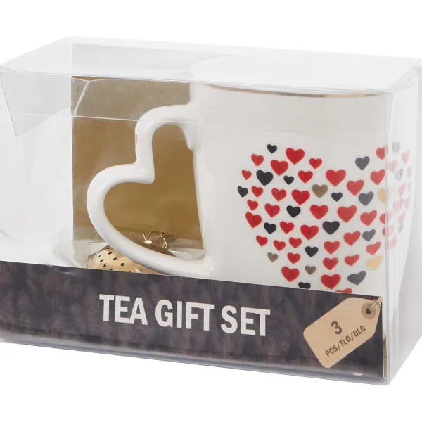 Merk Theemokset Print,Wit Outlet