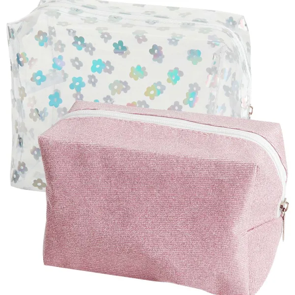 Max & More Toilettas-Set Roze,Zilver Discount