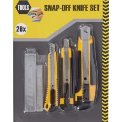 Tools Afbreekmessenset Zwart,Geel Sale