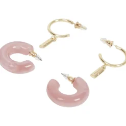 Merk Trendz Oorbellenset Goud,Roze,Paars,Wit Sale