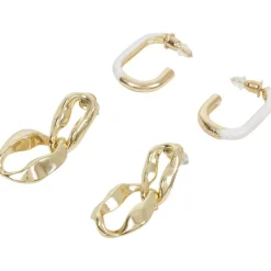 Merk Trendz Oorbellenset Goud,Roze,Paars,Wit Sale