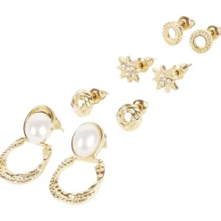 Merk Trendz Oorbellenset Goud Sale