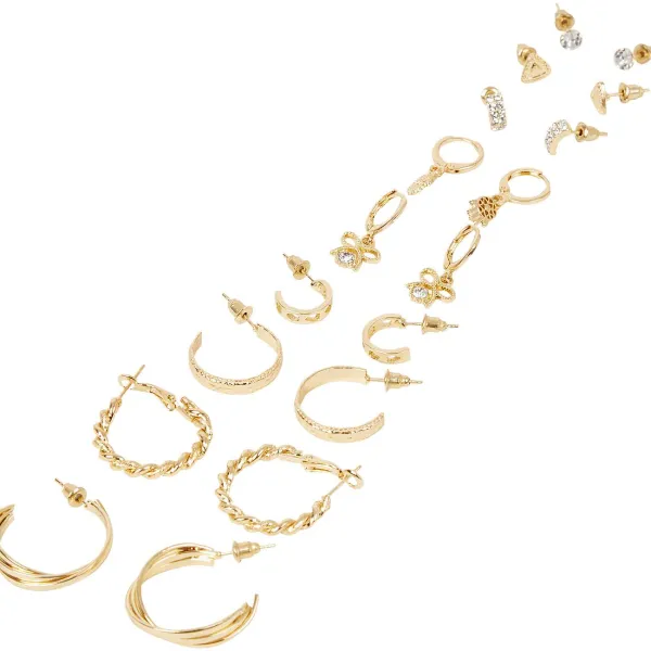 Merk Trendz Oorbellenset Goud Outlet