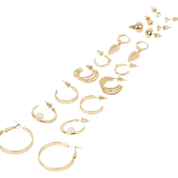 Merk Trendz Oorbellenset Goud Outlet