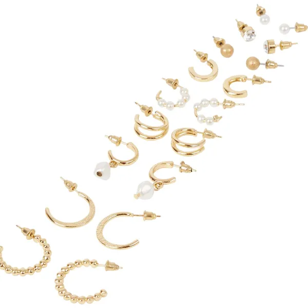 Merk Trendz Oorbellenset Goud Outlet