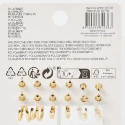 Merk Trendz Oorbellenset Goud Outlet