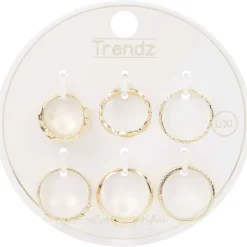 Merk Trendz Ringenset Goud,Zilver Hot