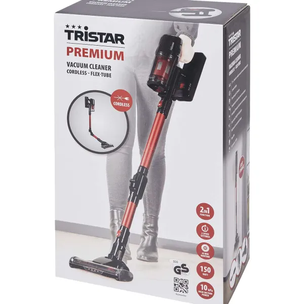 Tristar Steelstofzuiger Rood,Zilver Sale