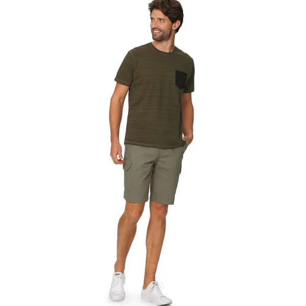 SuperTrash T-Shirt Grijs,Groen,Zwart