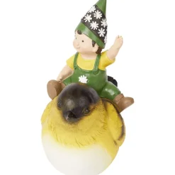 Merk Tuinbeeldje Dier Met Kind Meerkleurig Outlet