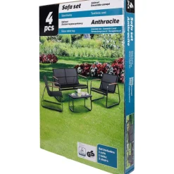 Merk Tuinset Grijs,Zwart Clearance