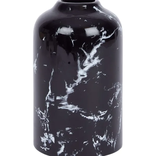 Merk Vaasje Met Marmerlook Brons,Zwart Discount