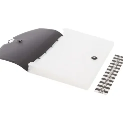 Office Essentials 6-Vaks Opbergmap Blauw,Grijs,Groen,Zwart Sale