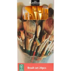 Van Bleiswijck Penselenset Blauw Discount