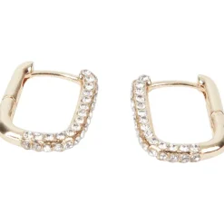 Merk Vergulde Oorbellen Goud,Meerkleurig