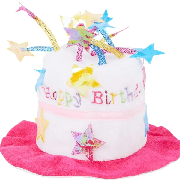 Merk Verjaardagshoed Met Muziek Meerkleurig