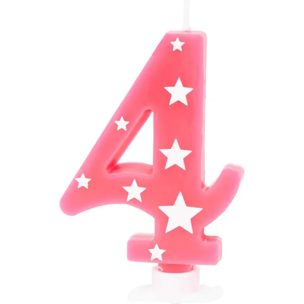 Merk Verjaardagskaars Blauw,Groen,Oranje,Roze,Rood,Geel Sale