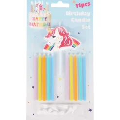 Merk Verjaardagskaarsen Meerkleurig New