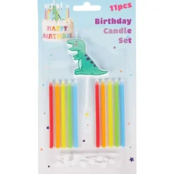 Merk Verjaardagskaarsen Meerkleurig New