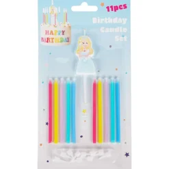 Merk Verjaardagskaarsen Meerkleurig New