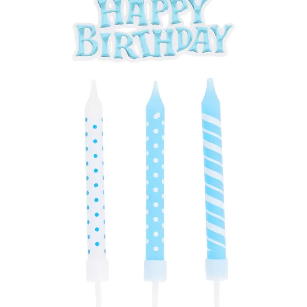 Merk Verjaardagskaarsjes Meerkleurig Discount