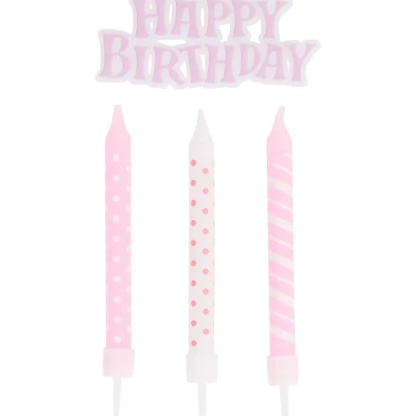 Merk Verjaardagskaarsjes Meerkleurig Discount