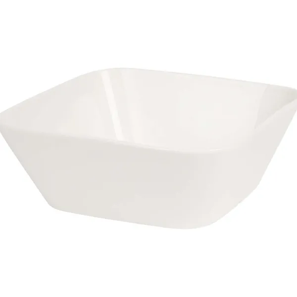 Merk Vierkante Schaal Wit Clearance