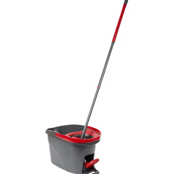 Vileda Spinmop Easy Wring & Clean Zwart,Rood Sale