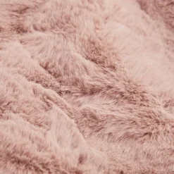 Merk Vloerkleedje Van Imitatiebont Grijs,Roze Discount