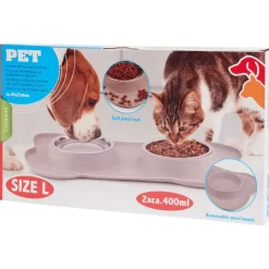 Merk Voerbakken Taupe Best