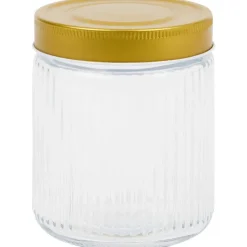 Lock & Lock Voorraadpot Zwart,Goud Sale