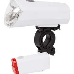 Walfort Fietsverlichting-Set Zwart,Wit New