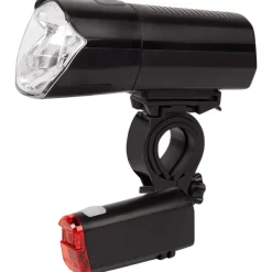 Walfort Fietsverlichting-Set Zwart,Wit New