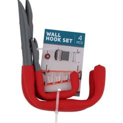 FERM Wandhaken Grijs,Rood Outlet