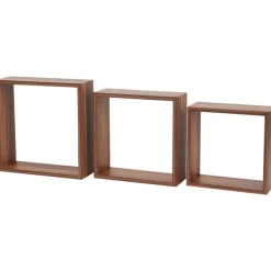 Merk Wandkubus-Set Beige,Bruin,Wit Best