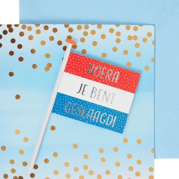 Office Essentials Wenskaart 'Geslaagd' Print Outlet