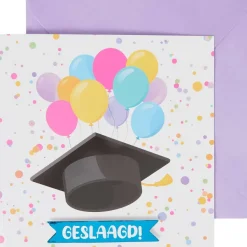 Office Essentials Wenskaart 'Geslaagd' Print Outlet