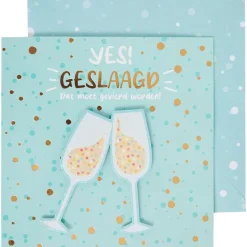 Office Essentials Wenskaart 'Geslaagd' Print Outlet