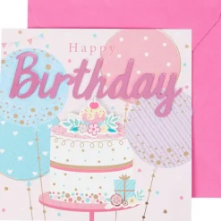 Office Essentials Wenskaart Met Glitters Meerkleurig Hot