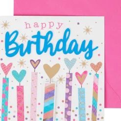 Office Essentials Wenskaart Met Glitters Meerkleurig Hot