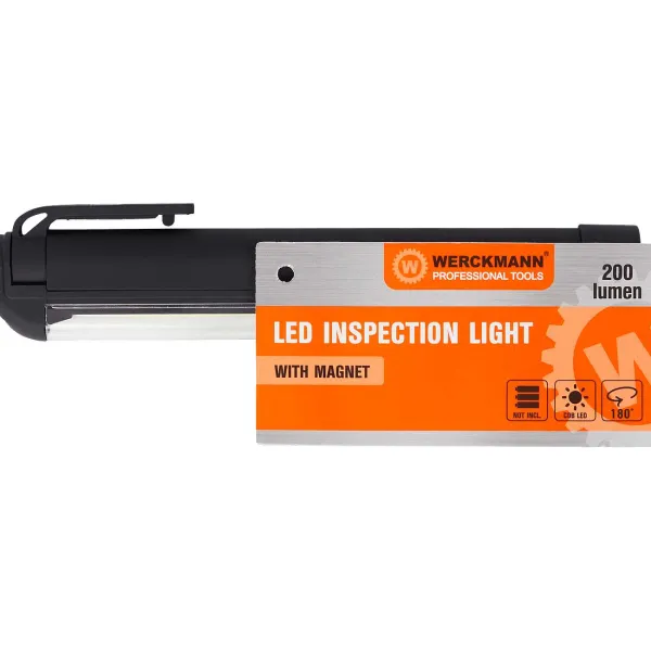 Werckmann Inspectie Zaklamp Zwart Hot