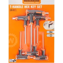 Werckmann T-Greep Inbussleutelset Hot