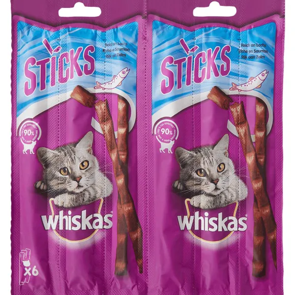 Whiskas Kattensticks Zalm Hot