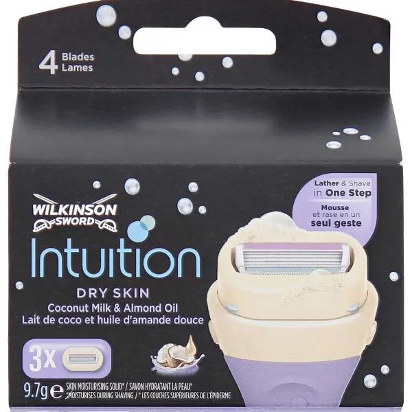 Wilkinson Scheermesjes Intuition Groen,Roze,Paars Hot