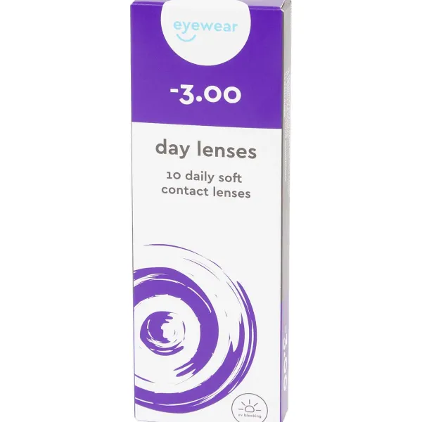 Merk Zachte Daglenzen Blauw,Geel,Paars New