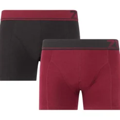 Ziki Bamboe Boxershorts Blauw,Rood,Zwart Hot
