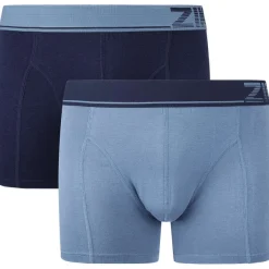 Ziki Bamboe Boxershorts Blauw,Rood,Zwart Hot